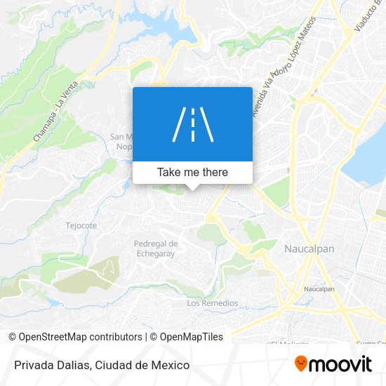 Privada Dalias map