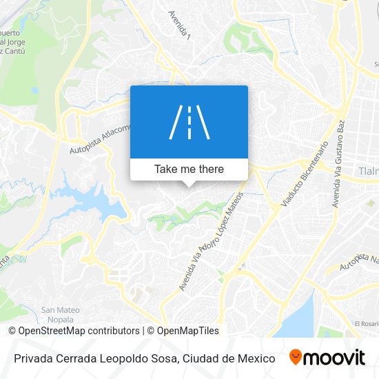 Mapa de Privada Cerrada Leopoldo Sosa