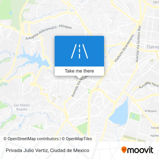 Privada Julio Vertiz map