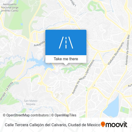 Calle Tercera Callejón del Calvario map