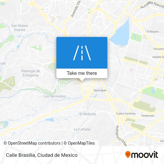 Calle Brasilia map