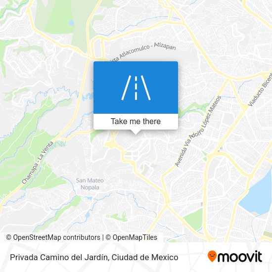 Privada Camino del Jardín map