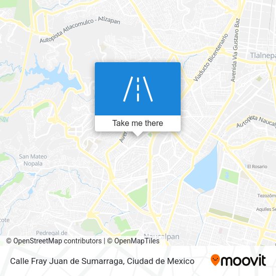 Calle Fray Juan de Sumarraga map