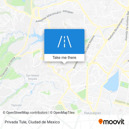 Mapa de Privada Tule