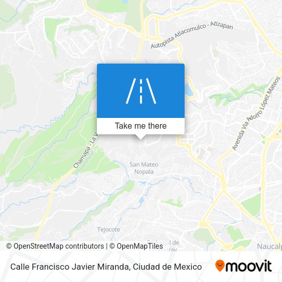 Calle Francisco Javier Miranda map