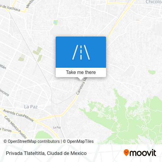 Privada Tlateltitla map