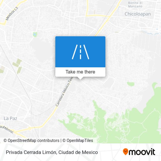 Privada Cerrada Limón map