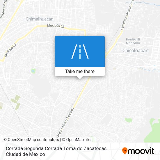Cerrada Segunda Cerrada Toma de Zacatecas map