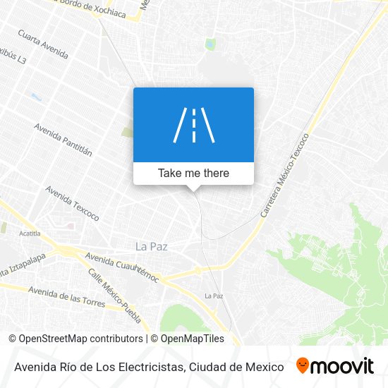 Mapa de Avenida Río de Los Electricistas