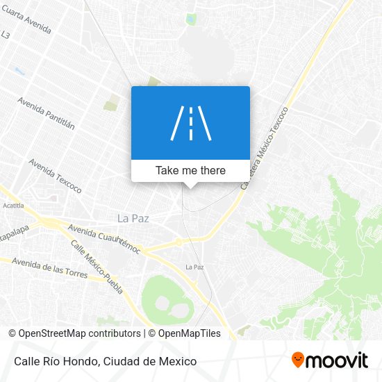 Calle Río Hondo map