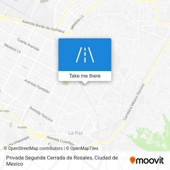 Privada Segunda Cerrada de Rosales map