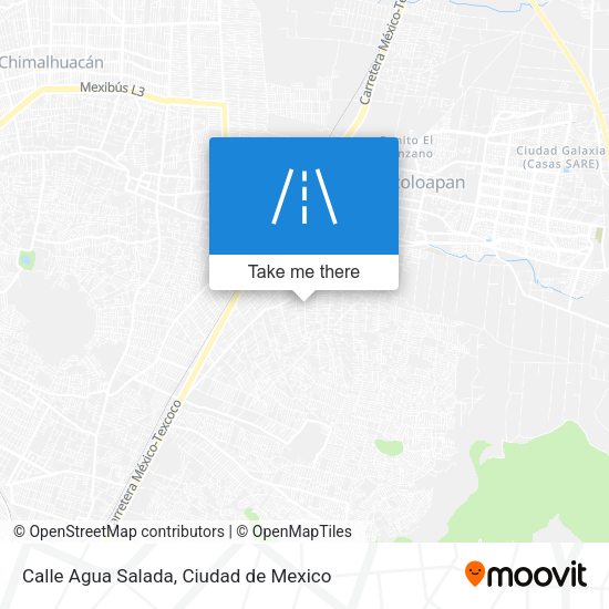 Calle Agua Salada map