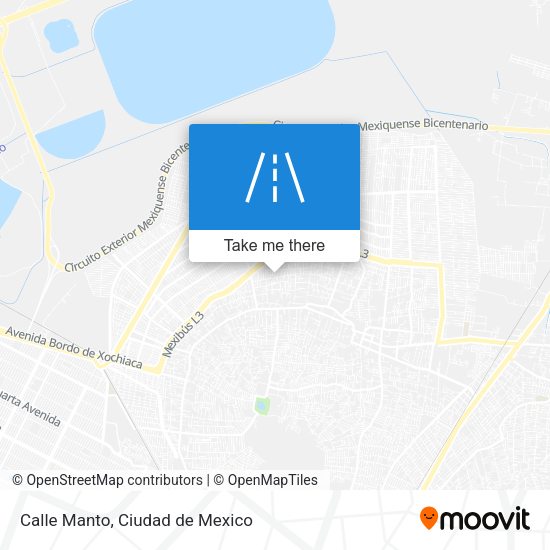 Mapa de Calle Manto