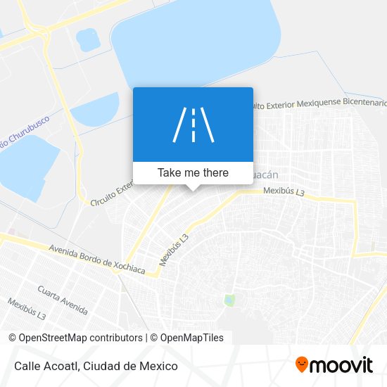 Calle Acoatl map