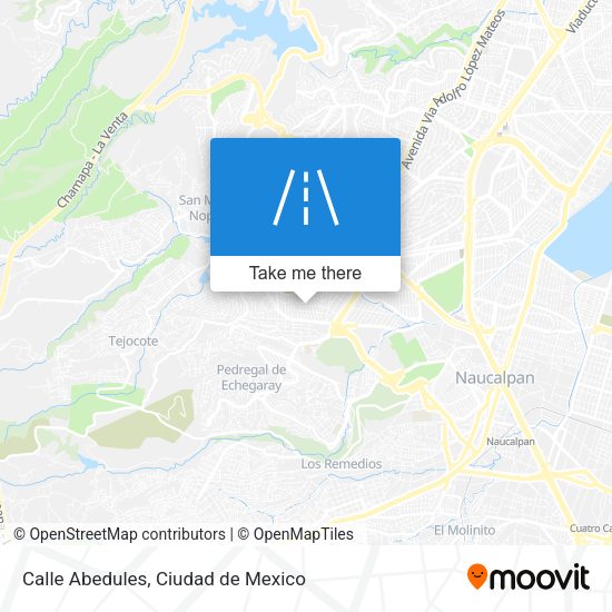 Calle Abedules map