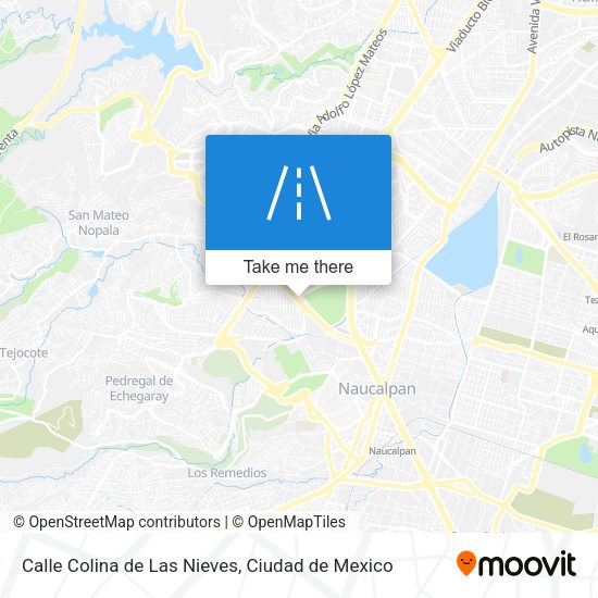 Calle Colina de Las Nieves map