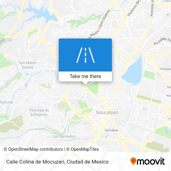 Calle Colina de Mocuzari map