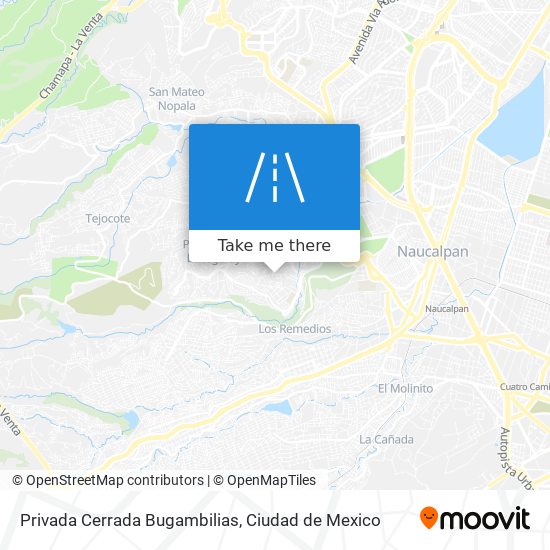 Privada Cerrada Bugambilias map