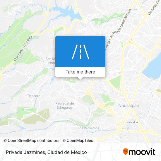Privada Jazmines map