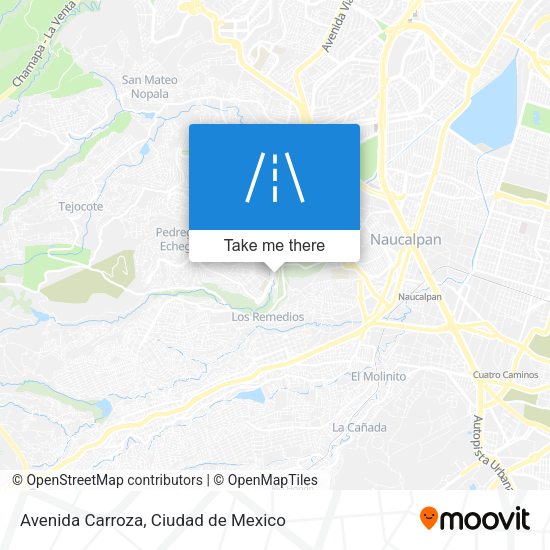 Mapa de Avenida Carroza