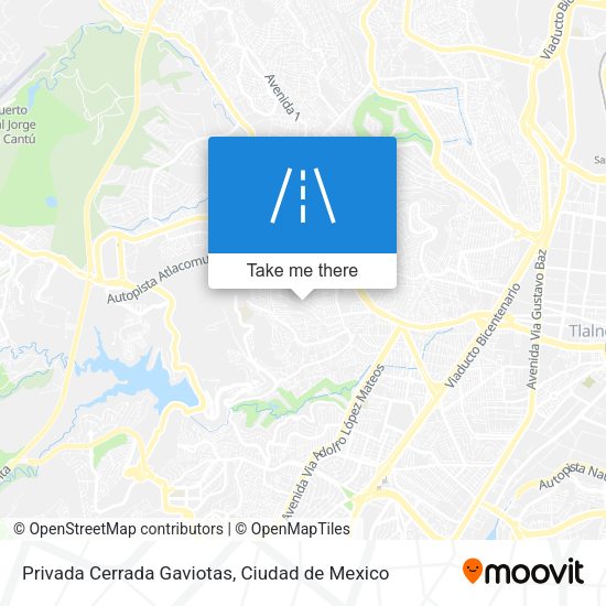 Privada Cerrada Gaviotas map