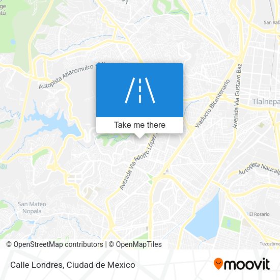 Calle Londres map