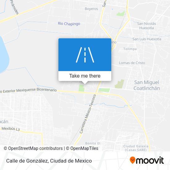 Mapa de Calle de González