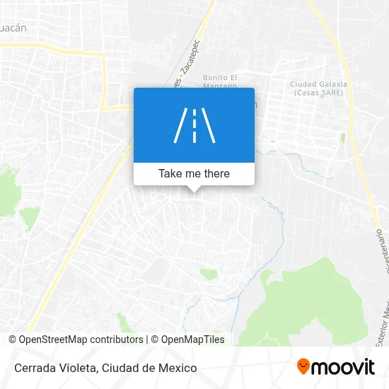 Cerrada Violeta map