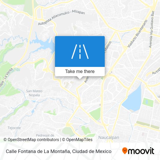 Calle Fontana de La Montaña map
