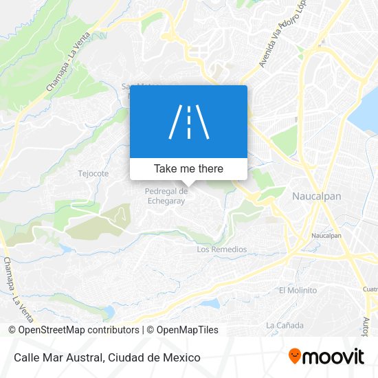 Calle Mar Austral map