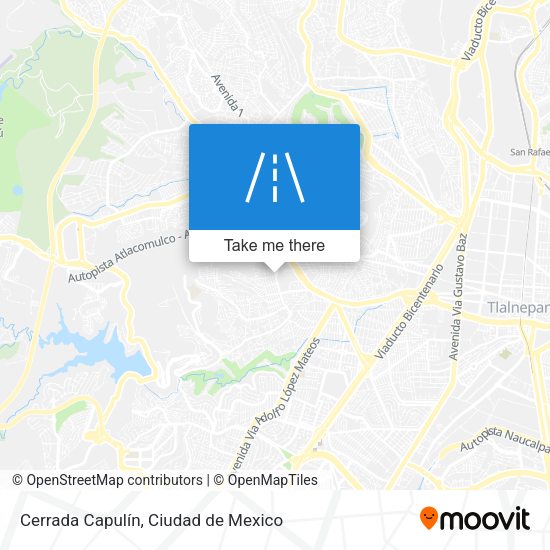 Mapa de Cerrada Capulín
