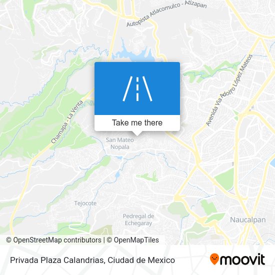 Mapa de Privada Plaza Calandrias