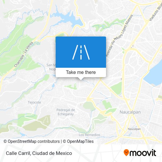 Mapa de Calle Carril