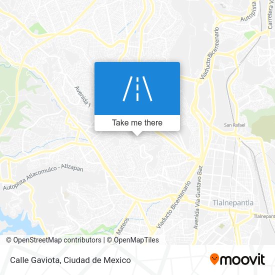 Calle Gaviota map