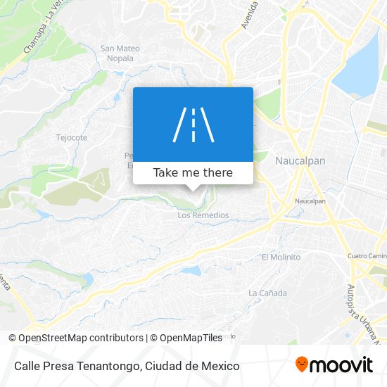Calle Presa Tenantongo map
