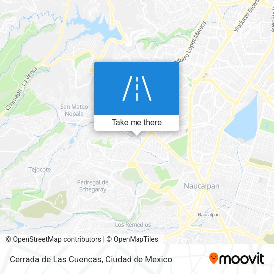 Cerrada de Las Cuencas map