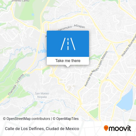 Calle de Los Delfines map