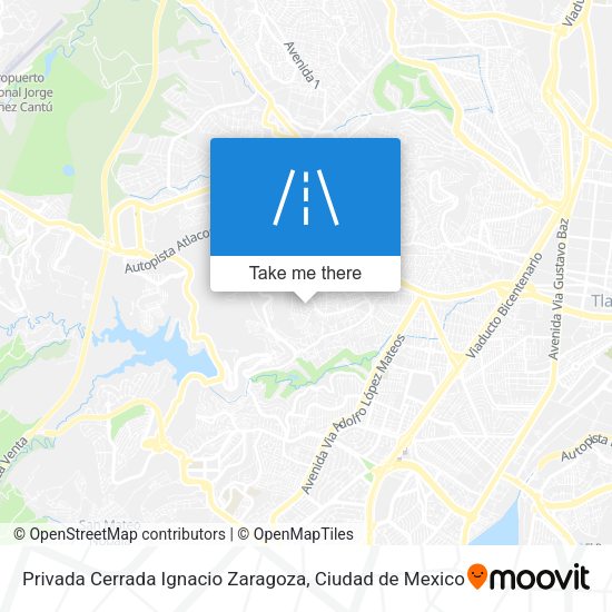 Privada Cerrada Ignacio Zaragoza map