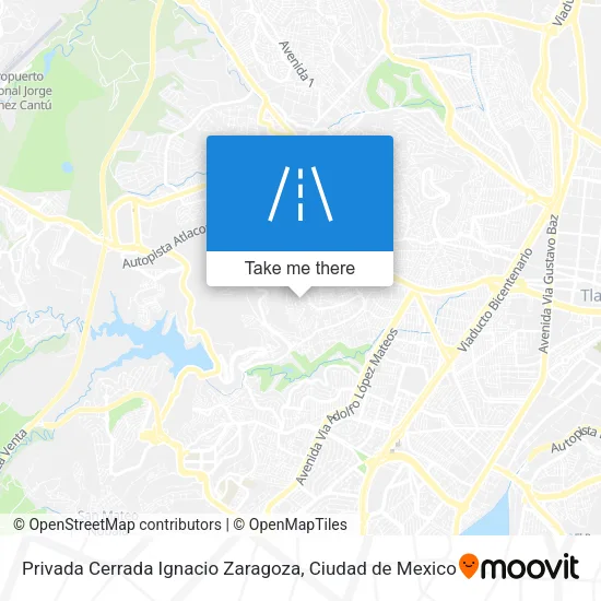 Privada Cerrada Ignacio Zaragoza map