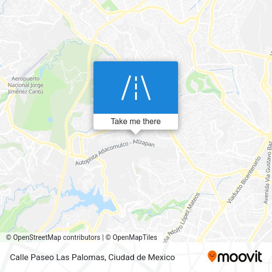 Mapa de Calle Paseo Las Palomas