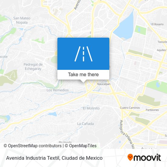 Mapa de Avenida Industria Textil