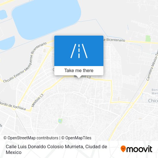 Mapa de Calle Luis Donaldo Colosio Murrieta