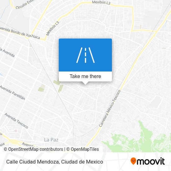 Calle Ciudad Mendoza map