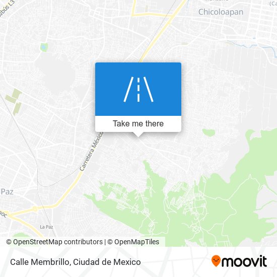 Calle Membrillo map
