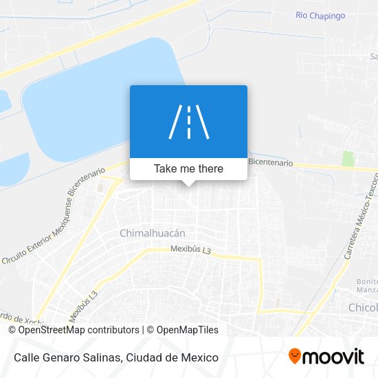 Mapa de Calle Genaro Salinas