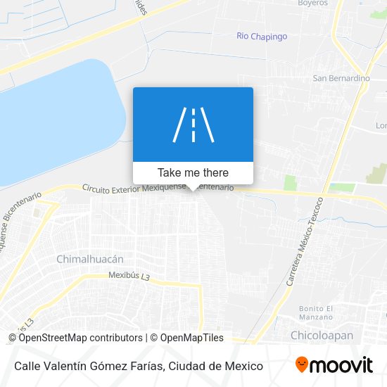 Calle Valentín Gómez Farías map