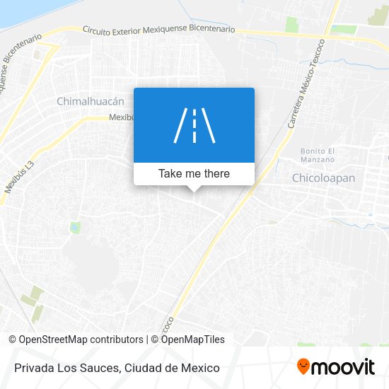 Privada Los Sauces map