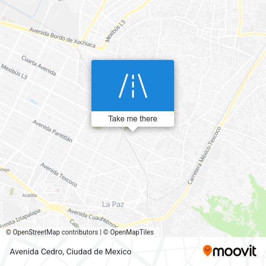 Avenida Cedro map