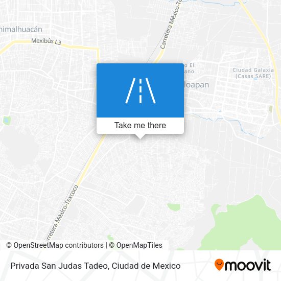 Privada San Judas Tadeo map