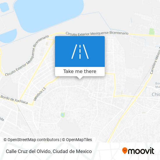 Mapa de Calle Cruz del Olvido